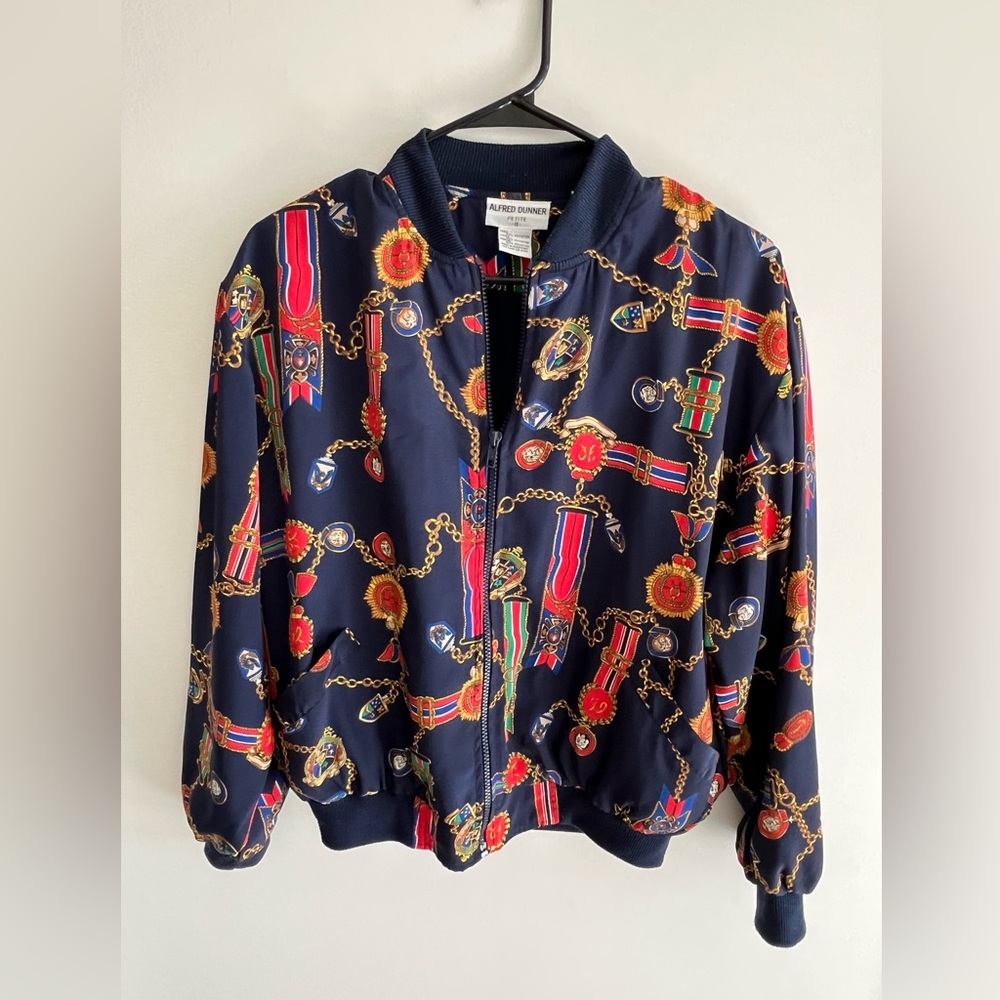 Vintage Chanel Style Bomber Jacket